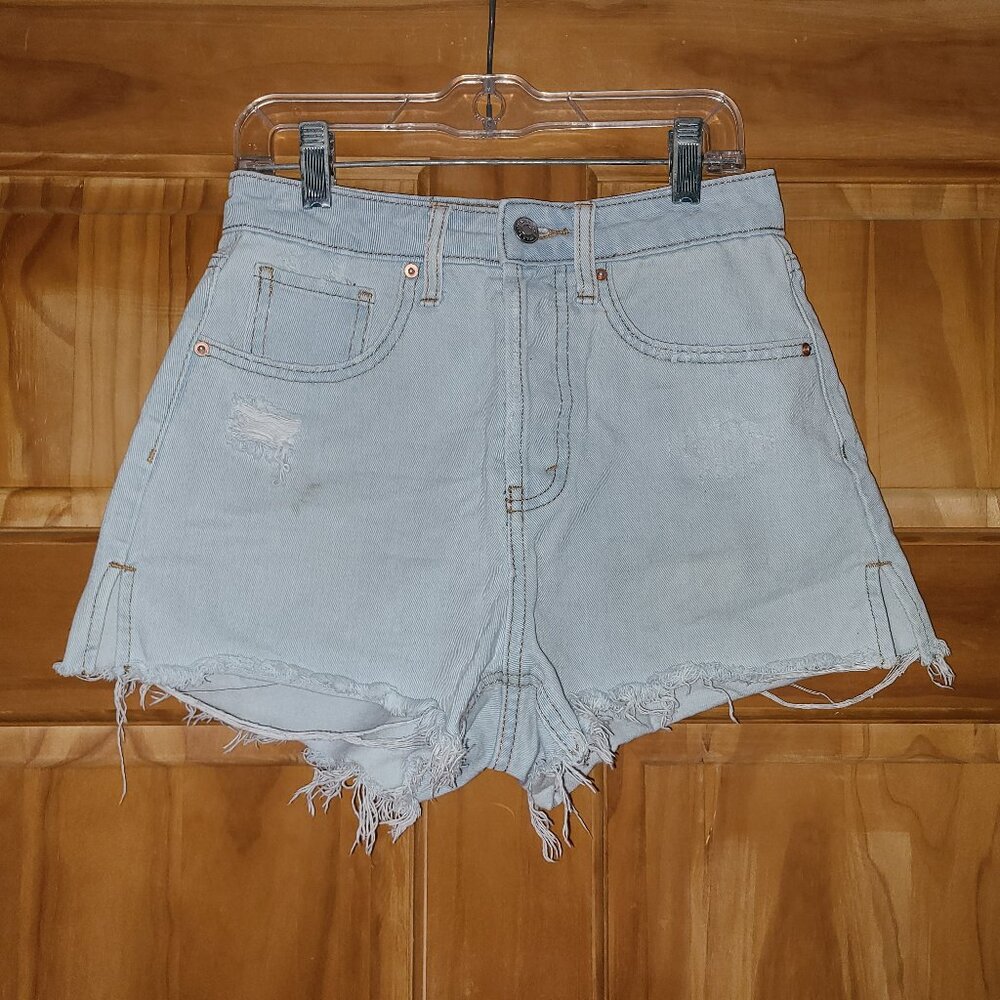 wild fable Super High Rise Cutoff Denim Shorts